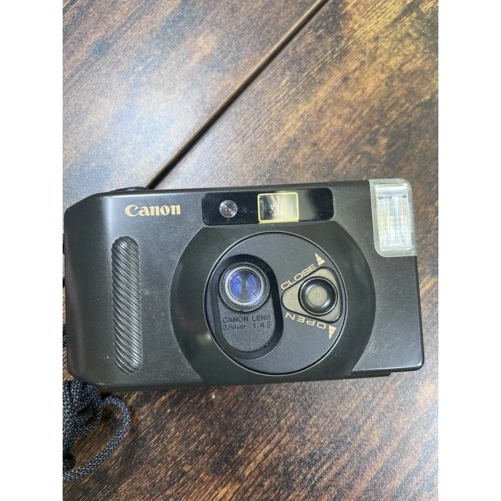 Canon Snappy S 35mm Film Camera Point & Shoot Fully Automatic Tested